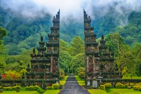 Bali Candi Bentar Hindu Geçidi