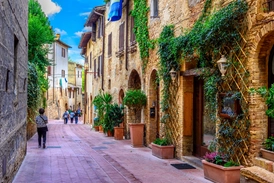San Gimignano Sokakları