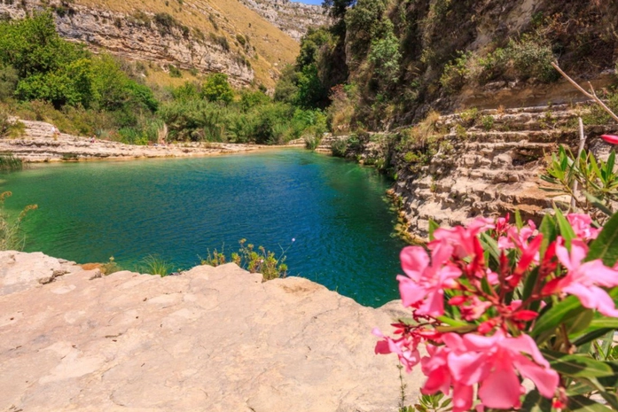 Eloro District: Carrubella Entrance Cava Grande Canyon