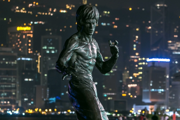 Hong Kong Bruce Lee Heykeli