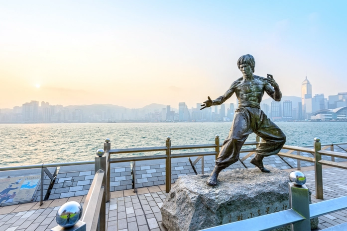 Hong Kong Bruce Lee Heykeli