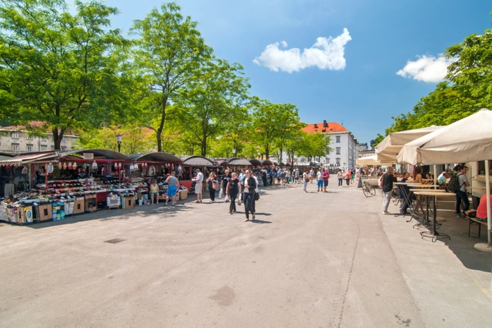 Ljubljana Merkez Çarşısı