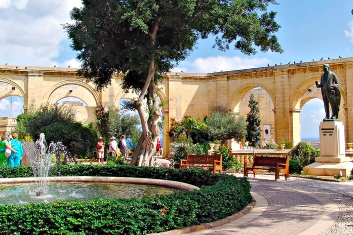 Yukarı Barrakka Bahçeleri Malta